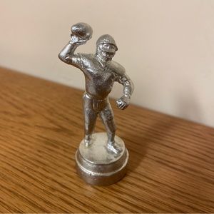Football Player Pewter Figurine hand cast